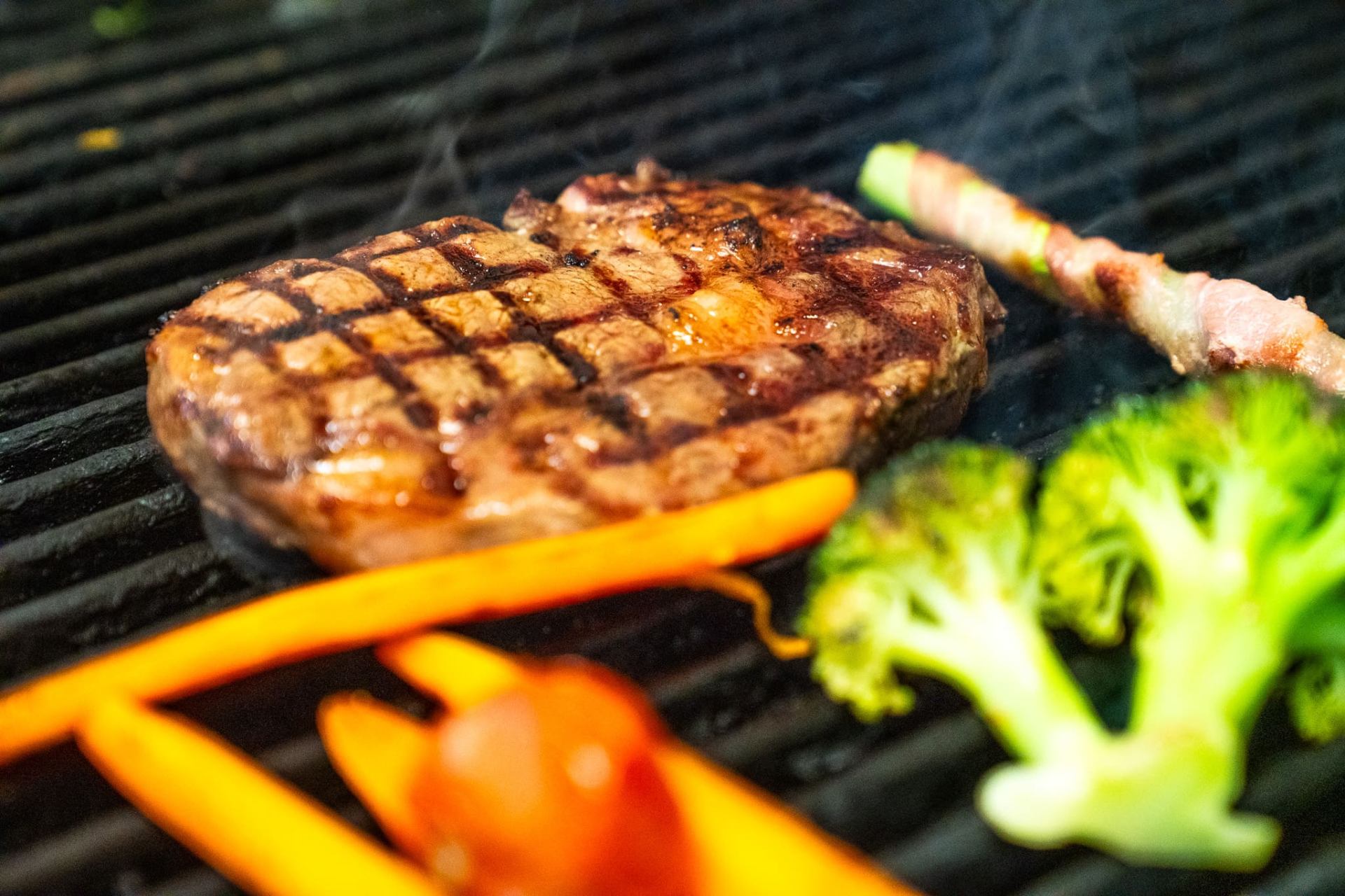 Grillat kött och grönsaker från BRUNNAs kök